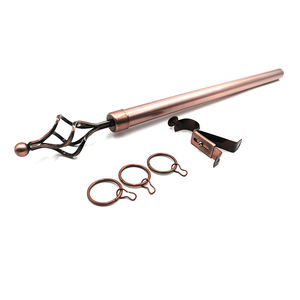IKA track iron shower curtain accessories pole bracket window curtain poles home decorate with finials