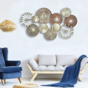 White And Gold Hotel Nordic Wall Circles Hanging Decor Modern Art Home Decor 3 d Metal Wall Art Modern Decoration