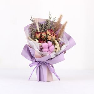 Hoot sales dried flower bouquet garden style gift for home decoration