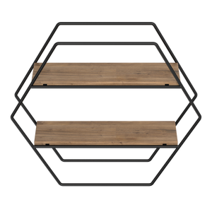 New wrought iron home decoration wall rack two-tier removable bathroom wall storage rack