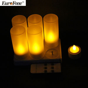 Good quality hot sale led night light candle with usb charger for home decoration