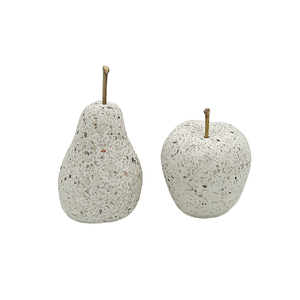 terrazzo pear and apple desk decoration apple decoration and modern home decor