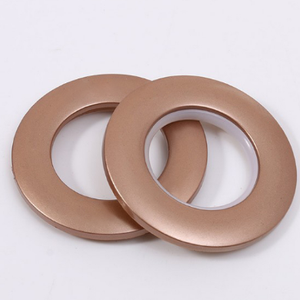 square metal curtain eyelet rings for home decoration