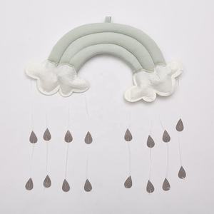 INS Cotton Cloud Raindrop Decoration Accessories pendant Baby Kids children's home Decor creative