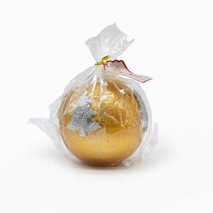 Christmas Design Art Candle Ball Shape Candle For Home Decoration