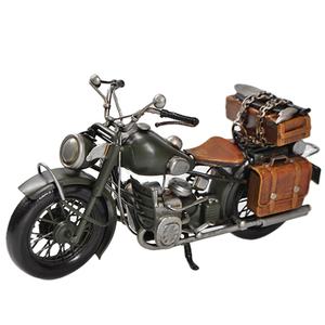 Vintage army motorcycle model gift item, home decoration