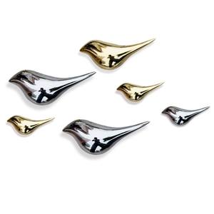 Resin arts and crafts electroplating bird wall hanging home decor