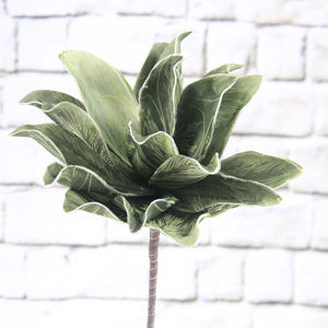 77CM HANDMADE HIGH QUALITY ARTIFICIAL PRINTED FOAM FLOWER ECHEVERIA HOME DECORATION