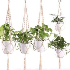 Handmade Cotton Macrame Plant Hanger Indoor
