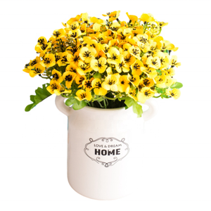 Modern home decorative fake flower single beam 5 heads artificial flowers wedding decoration artificial orchid artificial flower