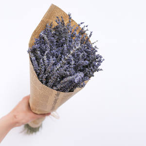 LD High quality dried flower bouquet free sample 25/50/100/250g Lavender bunches as home decor
