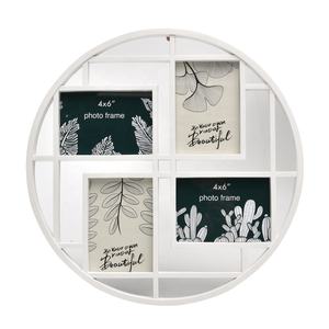 Circular Minimalist Photo Moments Modern Home Decoration Items White Photo Frames