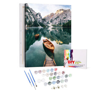 landscape painting by numbers home decor beginners painting by numbers frameless crafts painting by numbers fishboats