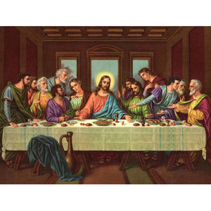 5d Diy Diamond Painting The last Supper Round/Square/Special Drill Diamond Embroidery Cross Stitch Home Decoration