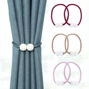 Practical bright color curtain ties strong magnetic curtain holder curtain accessories home decoration