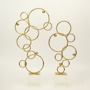 Nordic Home Decor Accessories Circle Metal Abstract Decorations For Home Interior