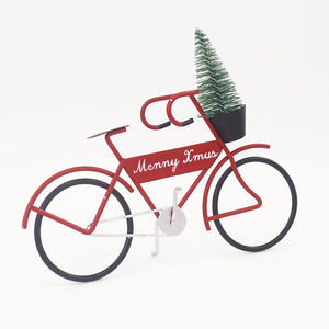 Customized Logo Bike Shape Home Decor Table Ornaments Bicycle Desk Decoration