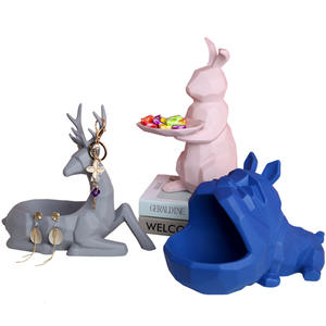 Cute Animal Storage Ornaments Nordic Unique Home Decor