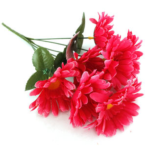 Decorative Flowers Home Decoration And Garden Chrysanthemum Artificial Flower For Wedding Decoration