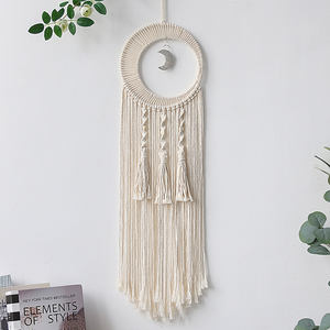 Nordic Home Decoration Ornament Wall Hanging Boho Macrame Wind Chimes Dream Catcher