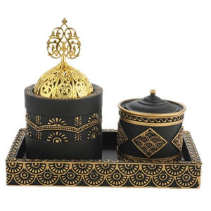 Middle East Arab Ramadan Resin Incense Burner Set European Desktop Decoration Aromatherapy Burner Candle Holder Home Decor