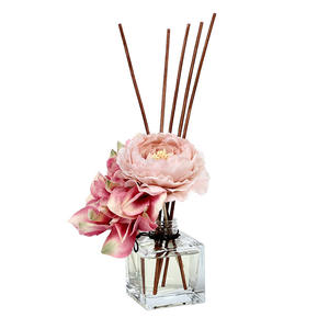 Scented essential oil reed diffuser indoor bathroom dried flower rattan scented home decoration