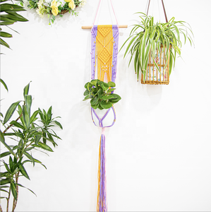 2020 New Design Colorful Macrame Wall Hanging Art Decor Boho Woven Home Decoration for Bedroom Living Room