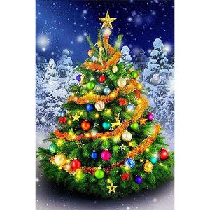 Full Square/Round Diamond Art Kits Diamond Painting Embroidery Cross Stitch Christmas Tree 5D DIY Mosaic Home Decor