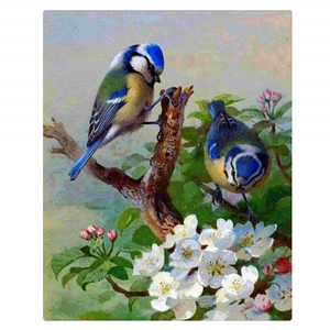 Home Decoration Painting Birds Hand-drilled Cross Stitch Diamond Embroidery Kits Canvas Print 5D DIY Animal Diamond Painting Kit