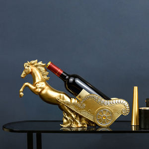 European Creative Animal Horse Wine Rack Ornament Funny Personalized Resin Home Decor