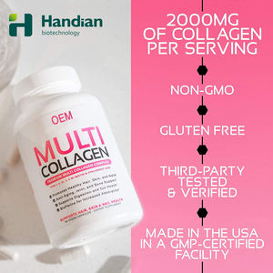 OEM ODM Whitening for Collagen Capsule Vegetarian Acid Beauty Private Label Capsule for skin care