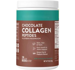 private label Collagen Peptide Powder Dark Chocolate Collagen with Cacao Hydrolyzed Type 1
