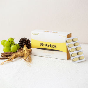 New NUTRIGA Build Immunity Antioxidant Anti-aging Pills Capsule Vegetarian Acid Beauty Package Form Label Origin from Thailand