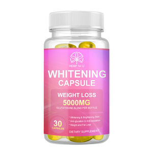 Custom Label 30 Capsules Antioxidant Anti-Aging Whitening Supplement Vitamins C Beauty Health Product Glutathione Capsules