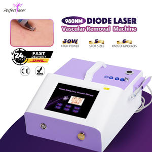 Manufacturer Health And Beauty Care 980nm Laser Spider Veins Removal 980 Diode Vascular Thermolysis Machine Remove Spider Veins
