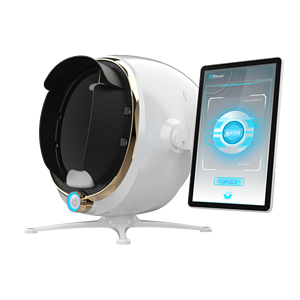 8 in1 Portable Wifi smart mirror scanner 3D facial skin analyzer machine digital skin beauty analyzer tester with screen