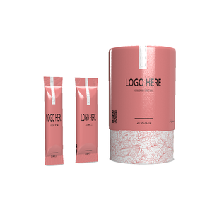 Collagen Powder Drink Aura White Skin Beauty Collagen Peptide Peach Powder and Natural Extract