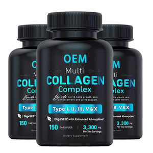 China Top Manufacturers Beauty Good Health bovine collagen peptides collagen capsules