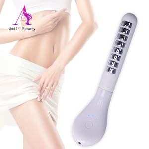 Portable Vaginitis Treatment Tighten Vagina Vibrator Physiotherapy Blue Led Light Vaginal Health Laser Therapy Rejuvenation Wand