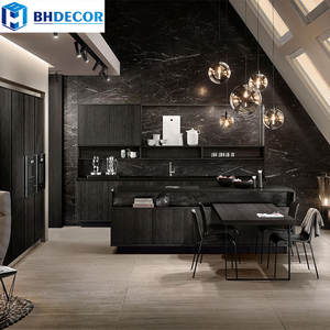 Usa Grade Uk Style L Shape Modern Designs Kitchen Cabinets For Usa Condo Condominium Small Apartment Tiny Home Improvement