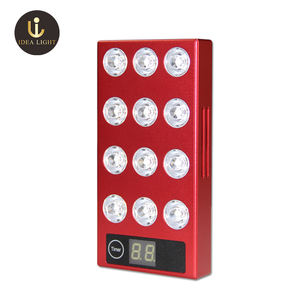 IDEA Light RTL12-A Improves Skin Panel Light, 12*5W Model Red Aluminum Alloy Led Light Therapy Medical Device PDT 850nm/660nm