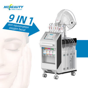 HCBEAUTY oxygen spray facial beauty RF improve skin dull acne professional skin care machine