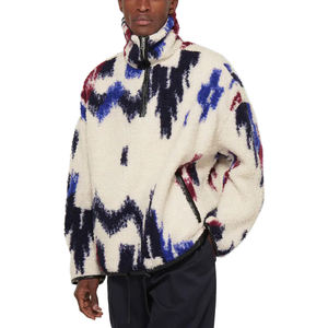 Men Mens Clothes Men Hot Mixed Lamb Thread High Collar Half Zipper Warm Men Winter Coats Mens Winter Clothes Winter Coats For Men