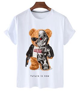 C100446 Fashion Men's Clothes 2021 Summer Graphic Printed Casual Short Sleeve T-shirt