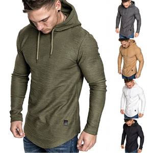Solid Men's Sweatshirt Fashion Men's Hoodies Spring And Autumn Winter Hip Hop Long Sleeve Hoodie Male Clothes B1808