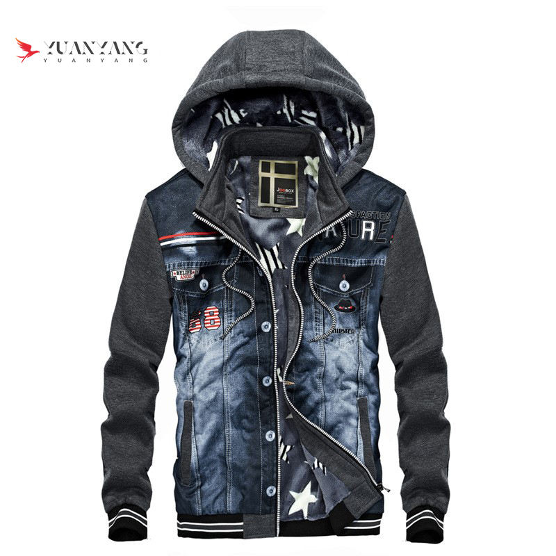 Big Tall Mens Clothes Zip Up Hoodie Custom Own Logo Men High Quality Hip Hop Patchwork Long Sleeved Cowboys Hoodies