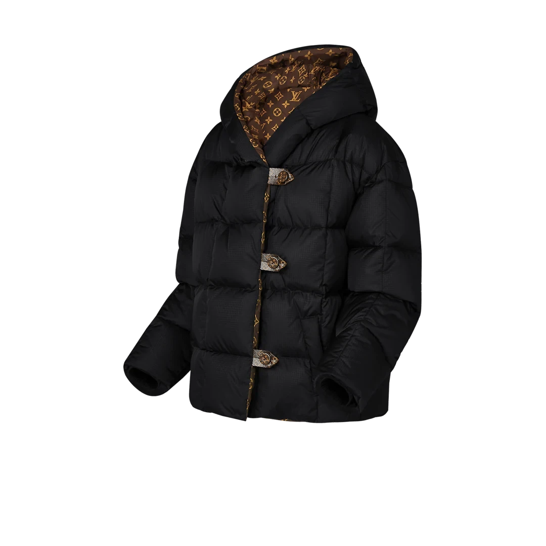 LONG-SLEEVED PILLOW PUFFER JACKET