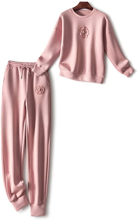 Autumn Casual Sporty Pants Sets 2 Pieces Womens Outfits Winter Fashion Long Sleeve Hoodies Sweatshirt Trousers Suits