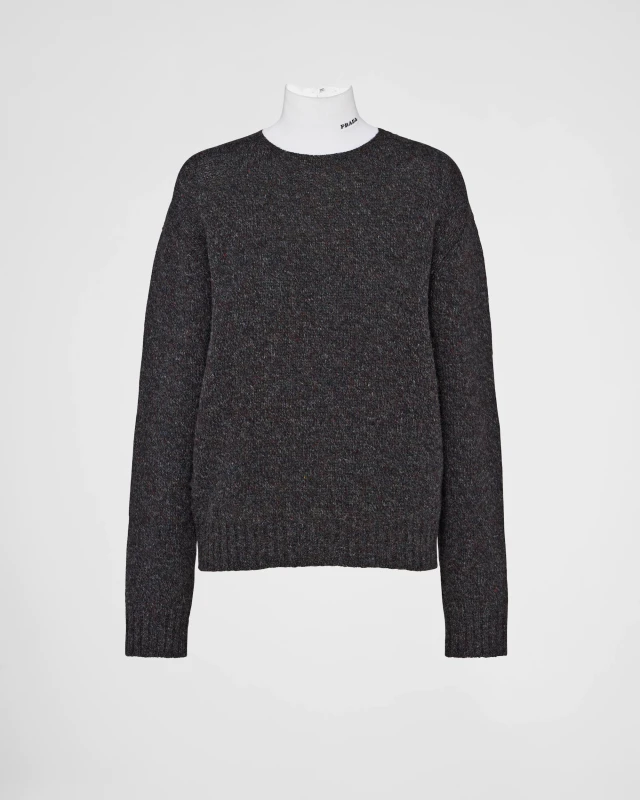 Cashmere and wool turtleneck sweater