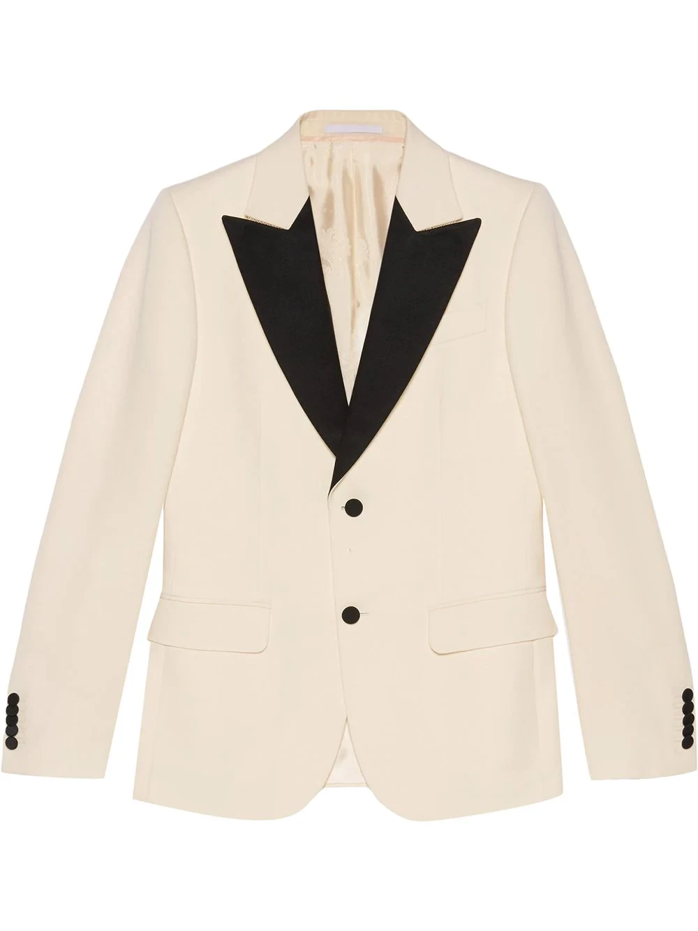 single-breasted tuxedo jacket